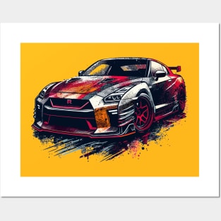 Nissan GT-R Posters and Art